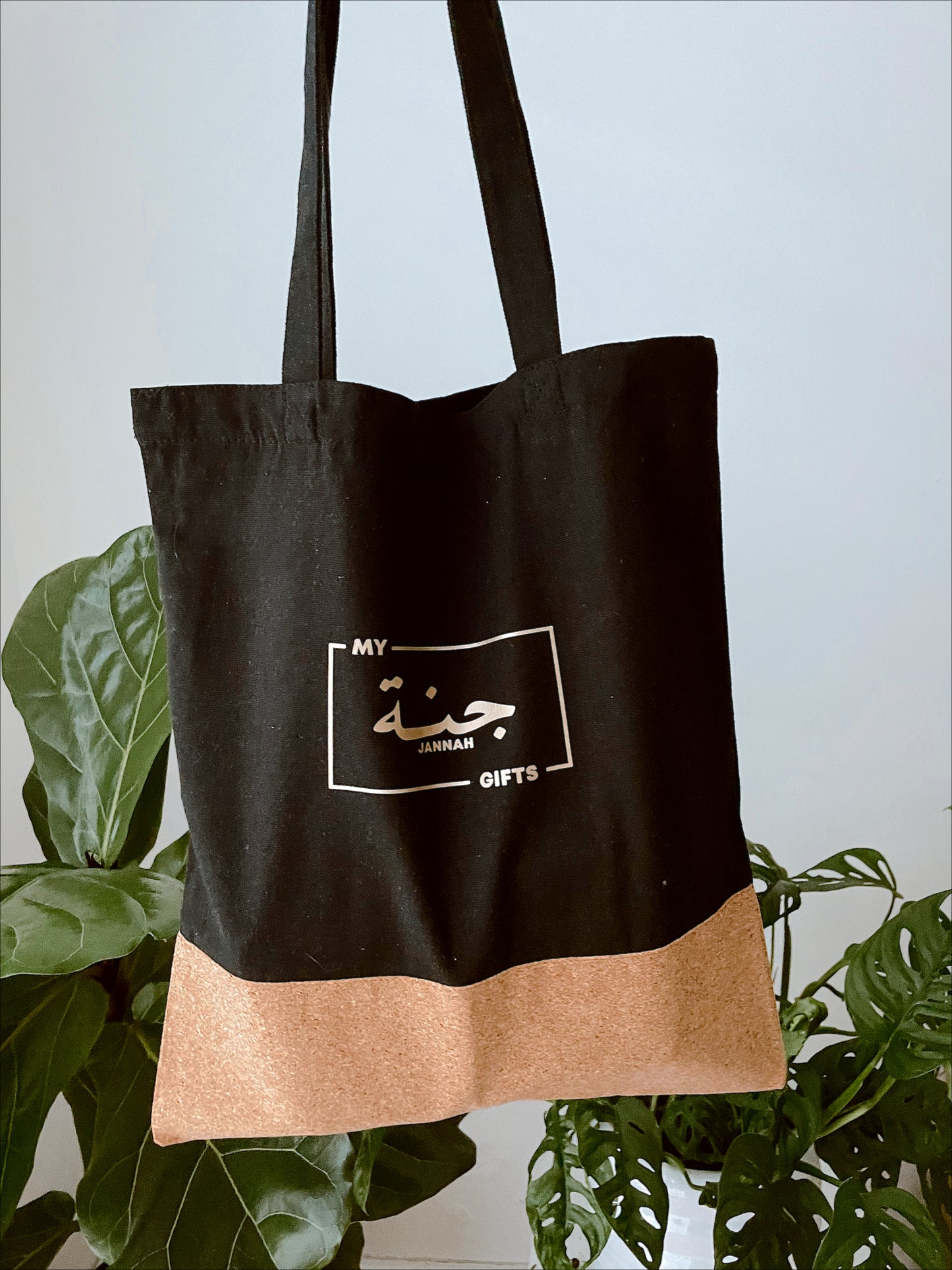 Cork Bottom Tote Bag